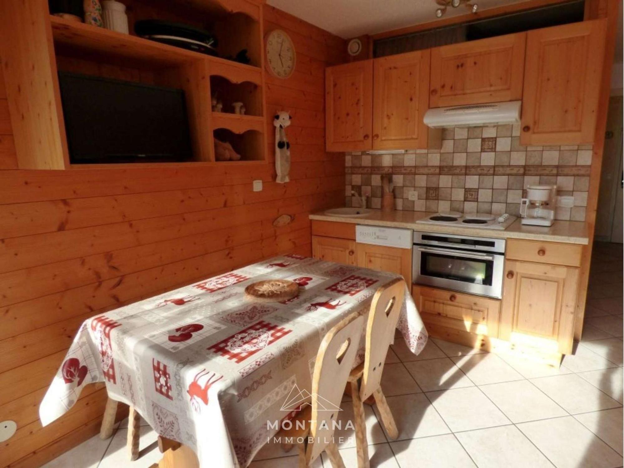 Studio Renove Avec Cabine - 26M² - 5 Pers - Balcon Expose Sud - Pres Skibus Et Remontees Mecaniques - Fr-1-458-125 Le Grand-Bornand Zewnętrze zdjęcie